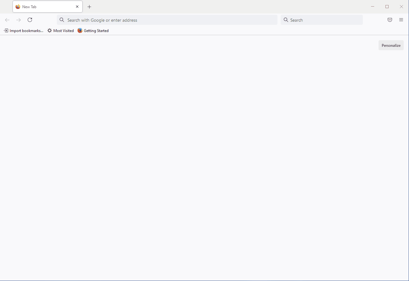 A video that shows the steps to configure the Firefox web browser