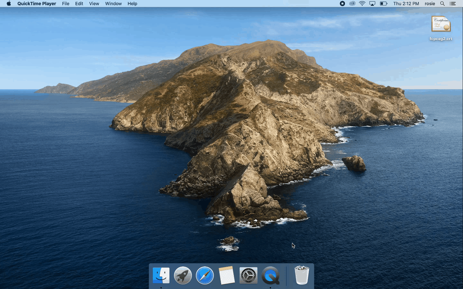 A video that shows the steps for non-administrators to install FCPCA using the Apple Keychain Access import process.
