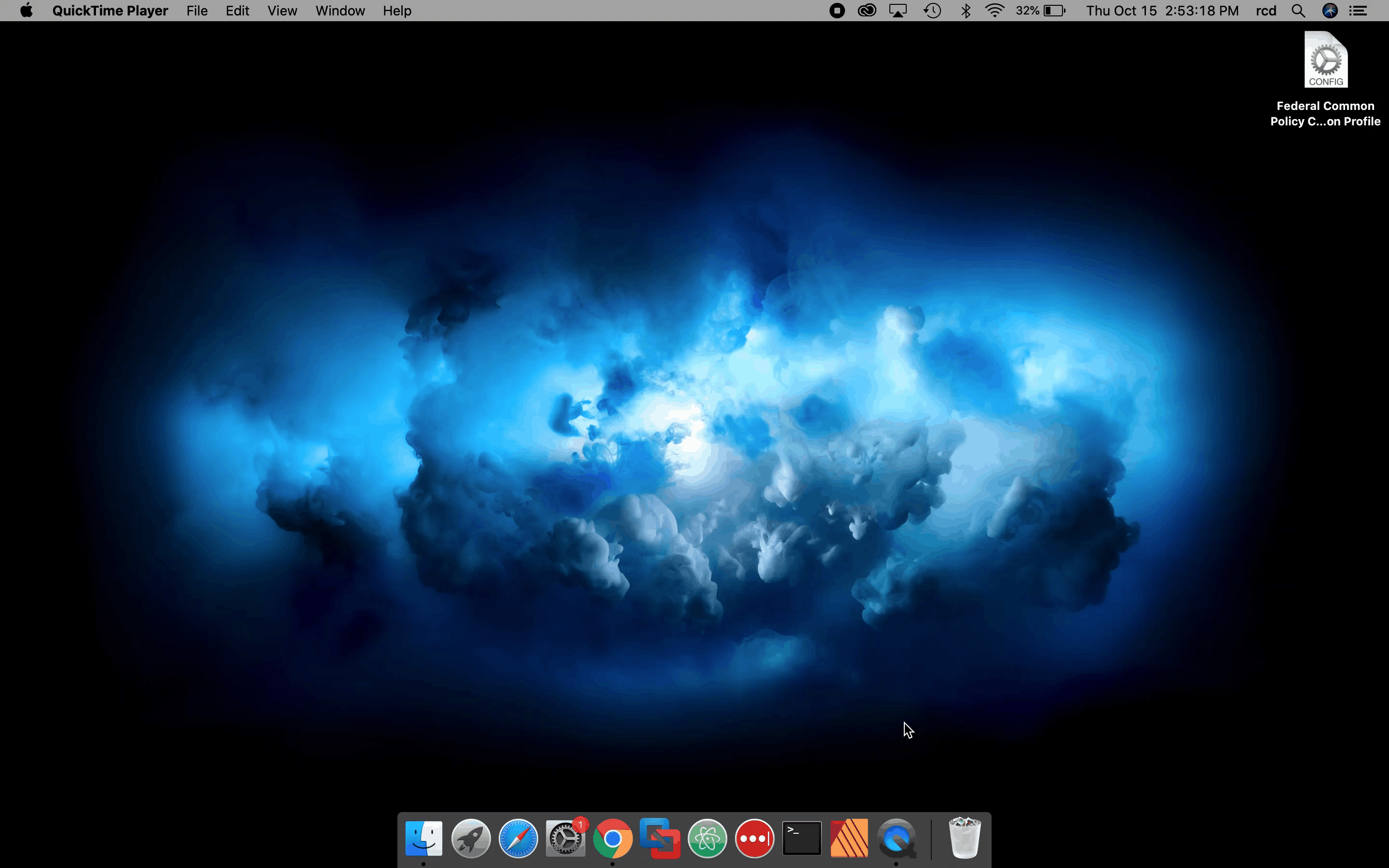 A video that shows the steps to manually install an Apple configuration profile