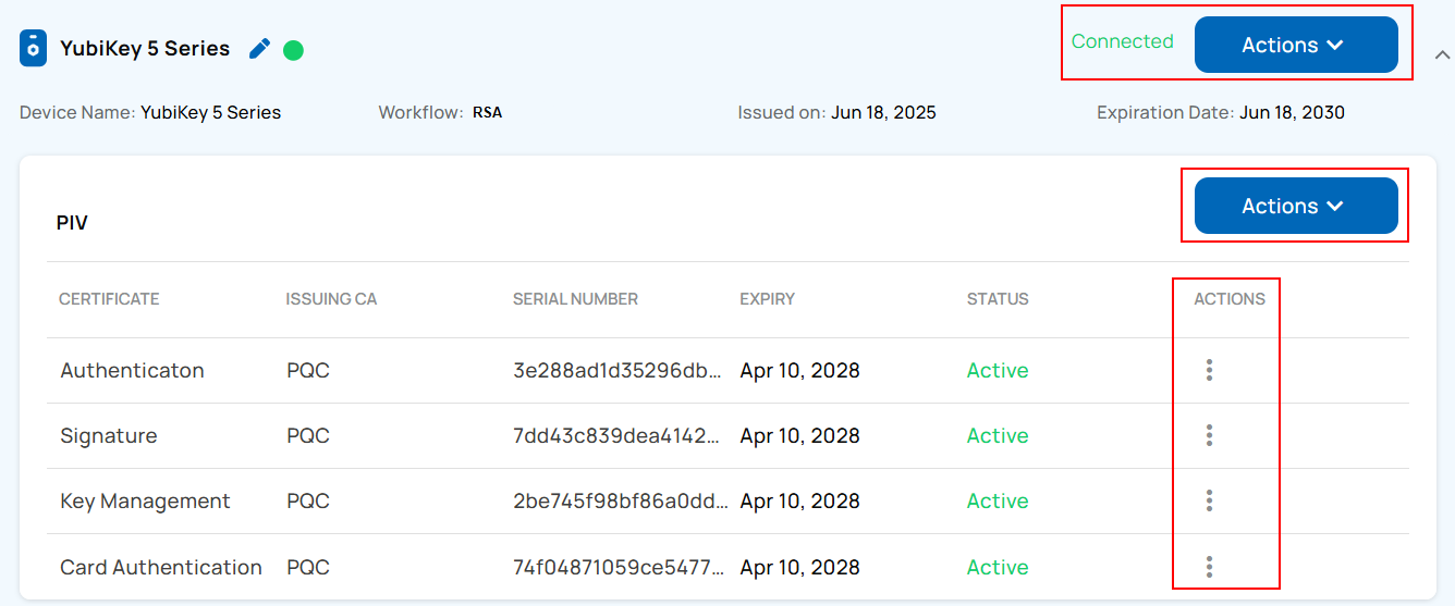 YubiKey Lifecycle Management