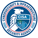 U.S. Department of Homeland Security Cybersecurity and Infrastructure Security Agency Logo