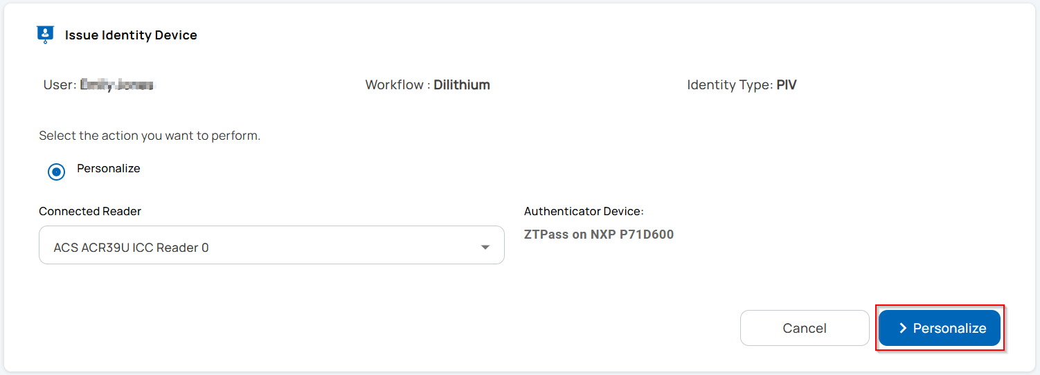 Issue ZTPass on NXP P71D600