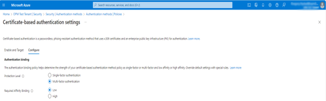 Configure Binding
