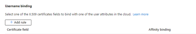 Username Binding