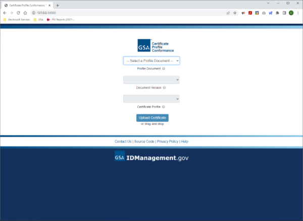 The CPCT Tool Running Locally