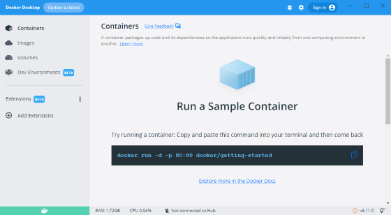 Docker Desktop